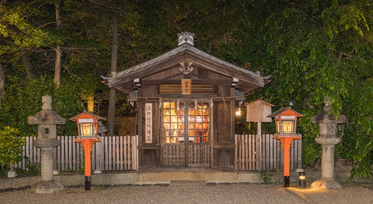 建築 夜 建物 家 写真