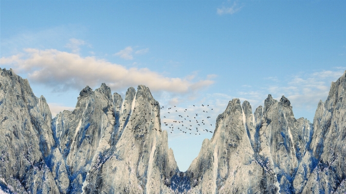 Landscape wilderness mountain snow Photo