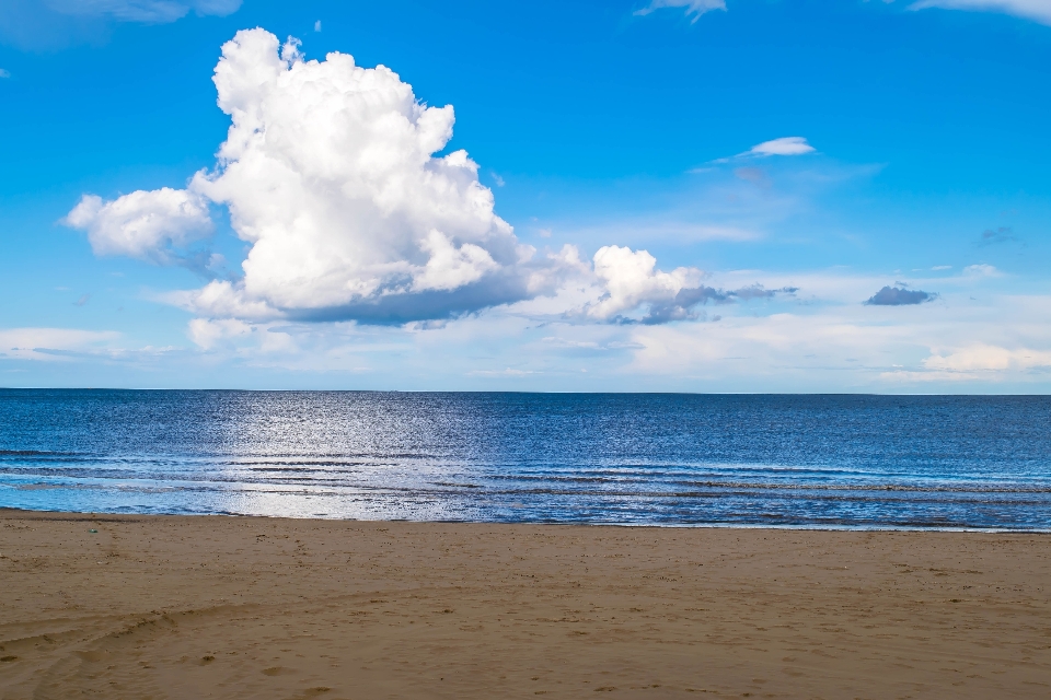 Beach landscape sea coast