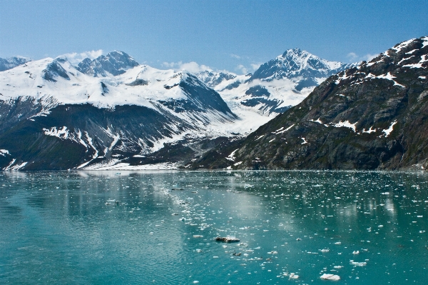 Landscape sea mountain snow Photo