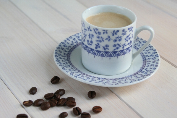 Coffee cup saucer drink Photo