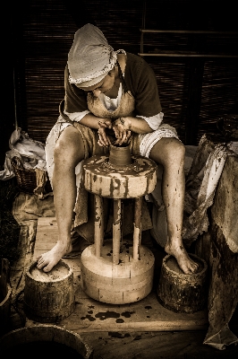 Foto Tangan orang monumen patung