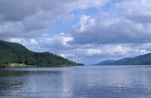 Landscape sea water mountain Photo