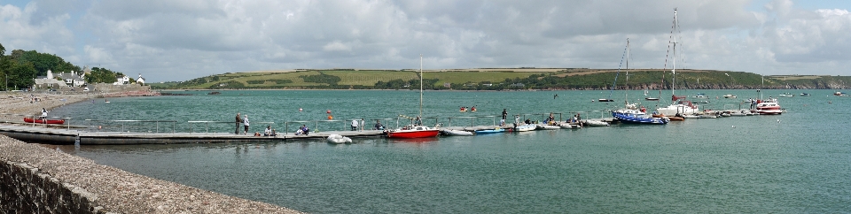 Costa agua océano dock