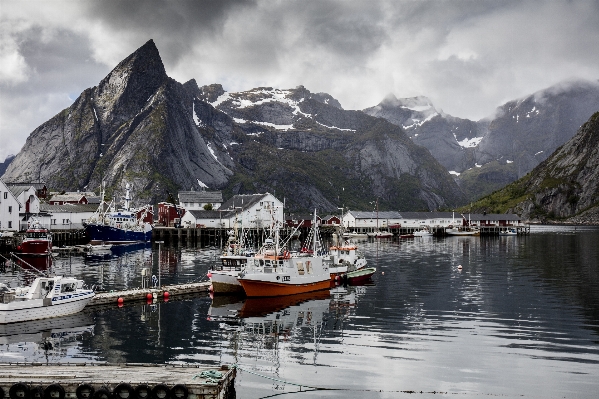 Landscape sea water mountain Photo