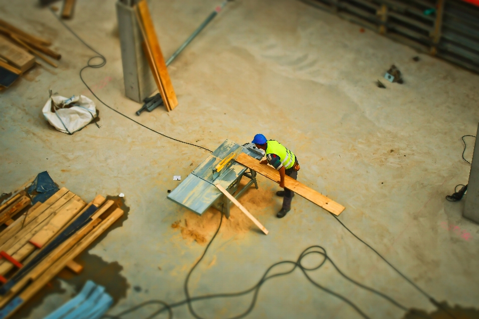 Trabajar madera tecnología piso