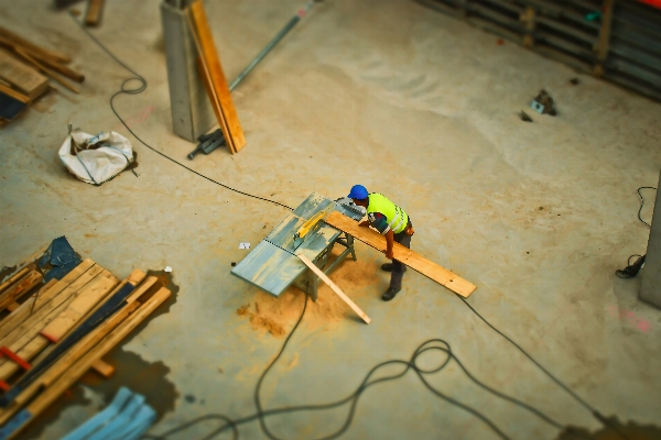 Work wood technology floor Photo