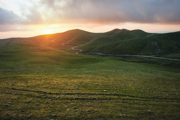 Landschaft natur gras horizont Foto