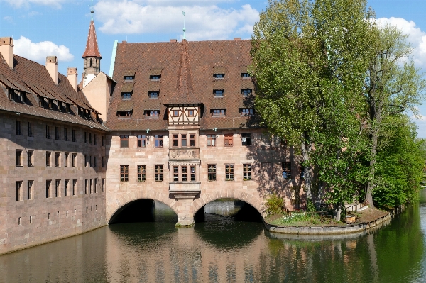 Town chateau palace river Photo