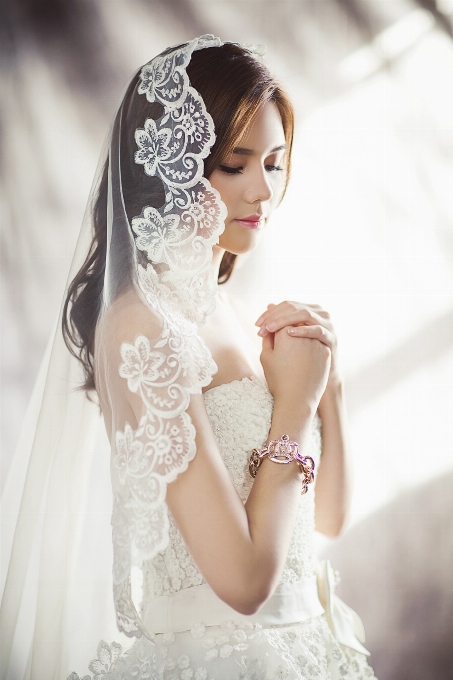 Woman fashion clothing wedding dress