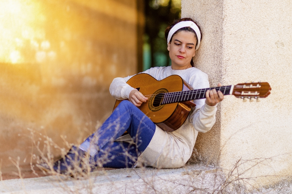 Rock person musik mädchen