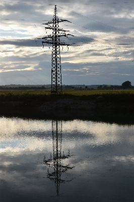 Landscape water cloud sky Photo