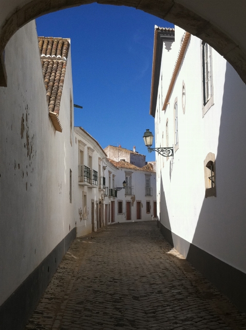 Architecture street town building