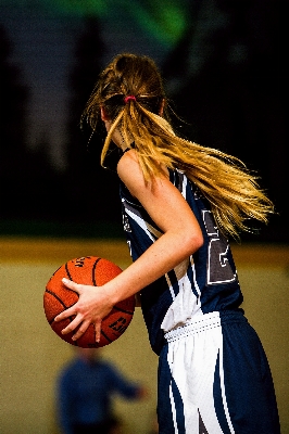 Girl hair sport game Photo