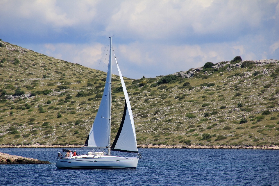 Mar barco vento enviar