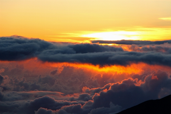 Sea horizon mountain light Photo