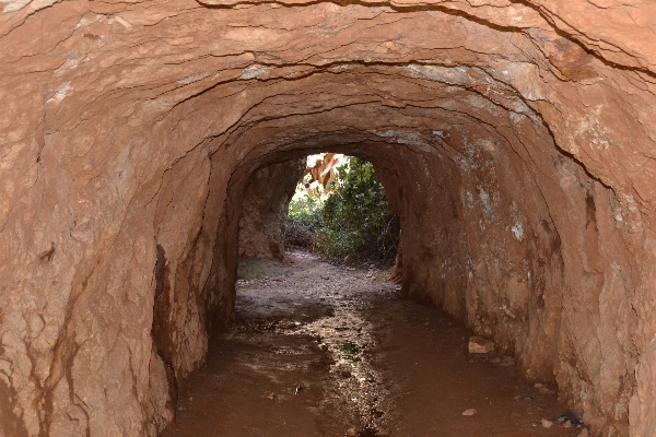 Tunnel formation arch cave Photo