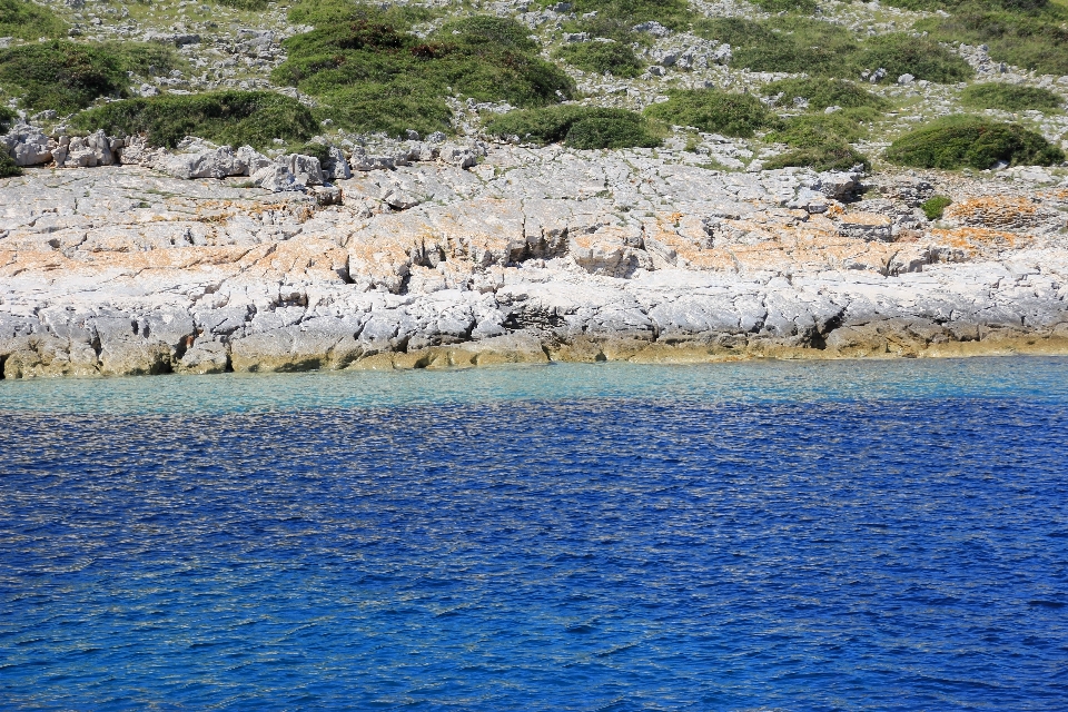 Mare costa acqua astratto