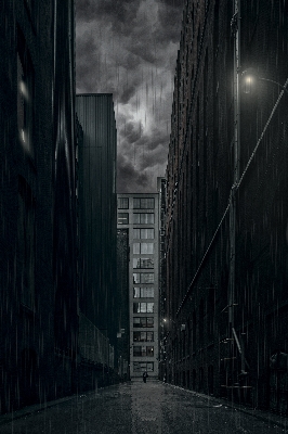 Foto Acqua leggero bianco e nero
 cielo