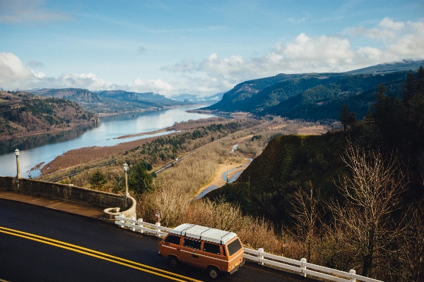 Sea nature mountain road Photo