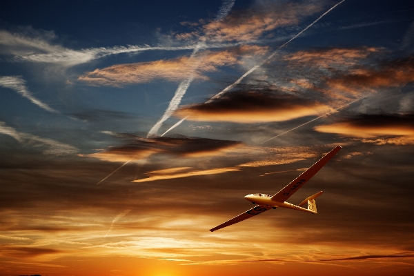 Sea horizon wing cloud Photo