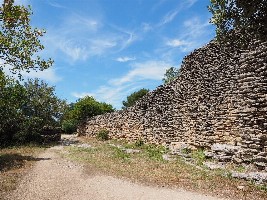 Rock architecture road wall Photo