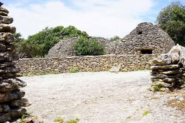 Rock architecture wall monument Photo