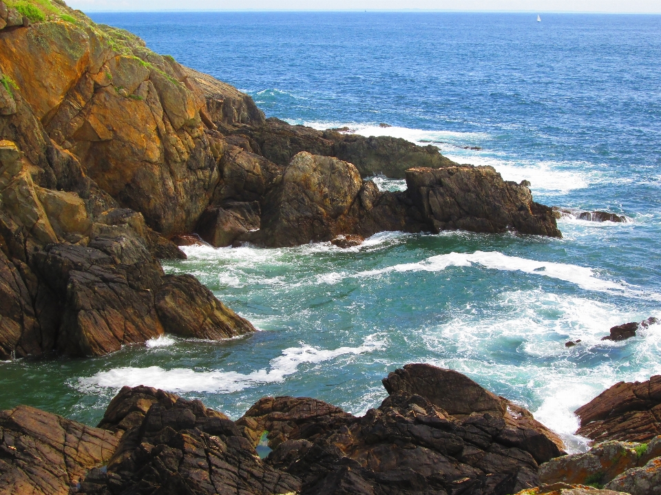 Praia paisagem mar costa