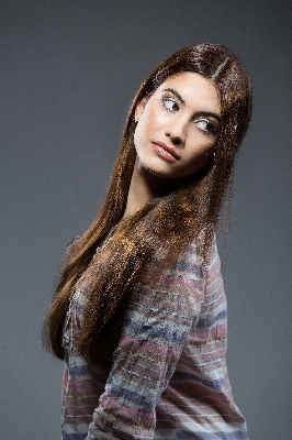 Girl woman hair photography Photo