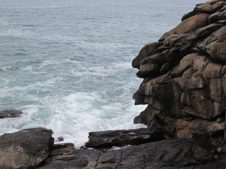 Praia paisagem mar costa