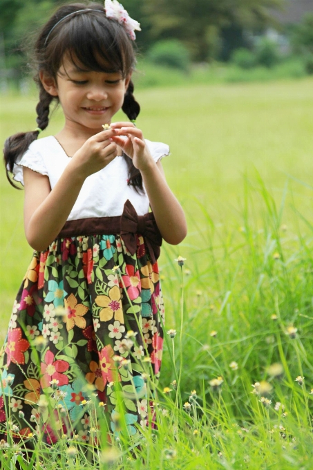 Nature grass outdoor girl