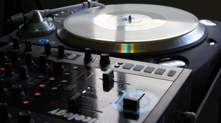 Foto Vinil toca discos equipamento dj