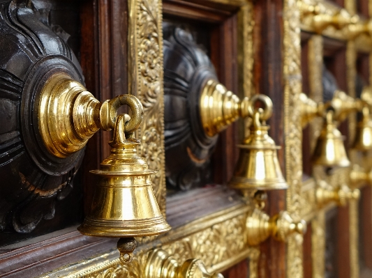 Architecture antique bell golden Photo