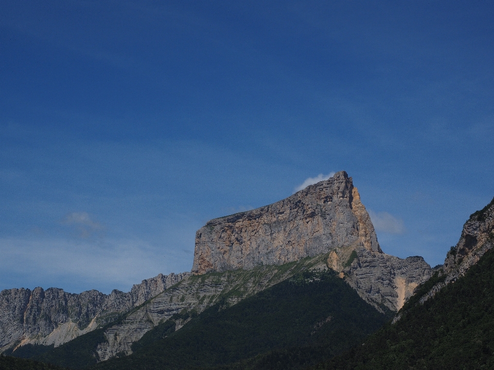 Paisaje rock montaña nube