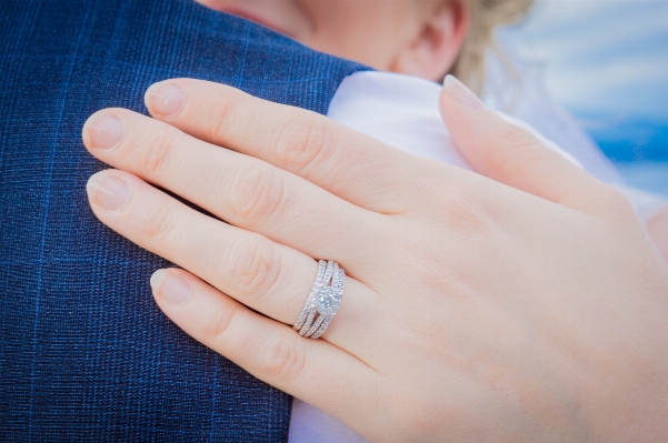 Hand people ring celebration Photo