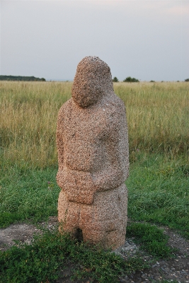 Grass sand rock monument Photo