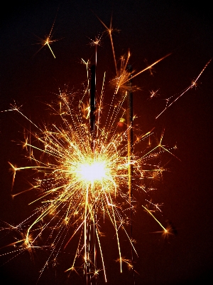 Light sparkler celebration fire Photo