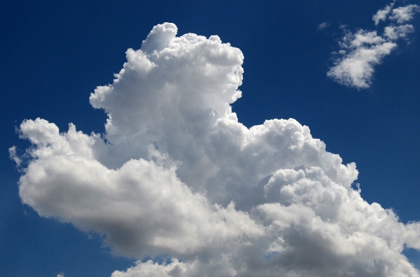 Foto Awan langit putih suasana