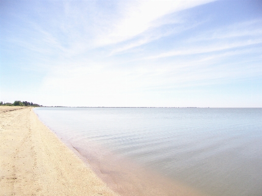 Foto Pantai laut pesisir pasir