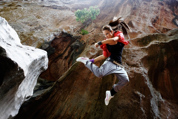 Rock person girl woman Photo