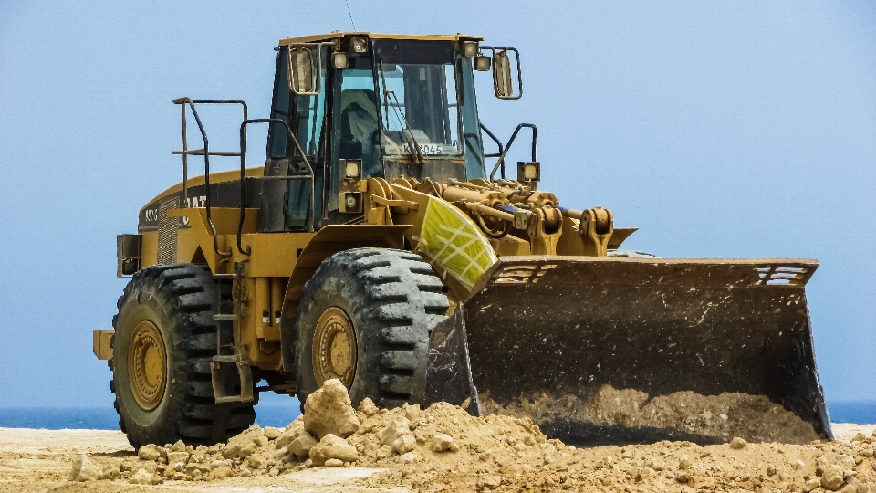 Tractor field asphalt construction