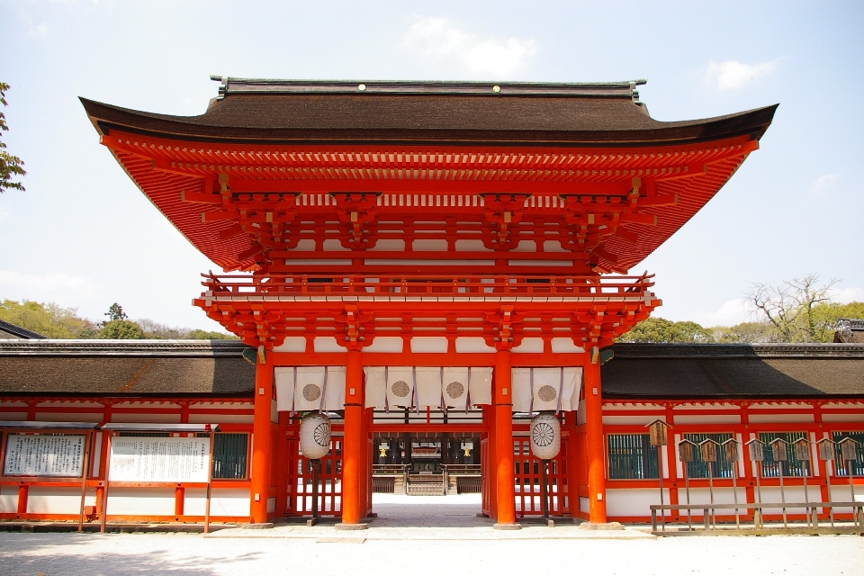 Building gate japan place of worship