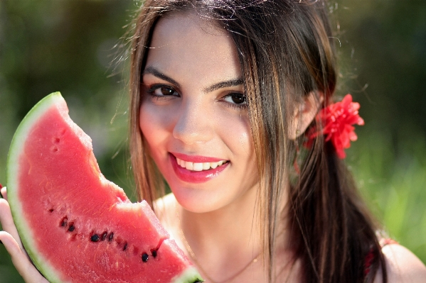 Nature plant girl fruit Photo