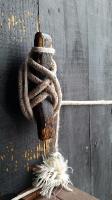 Rope wood fur material Photo