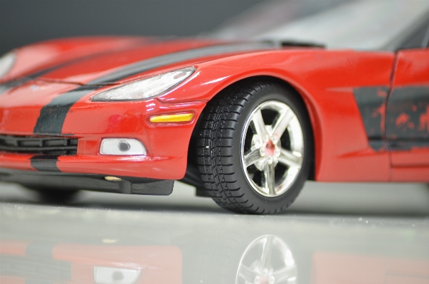 Car wheel red vehicle Photo