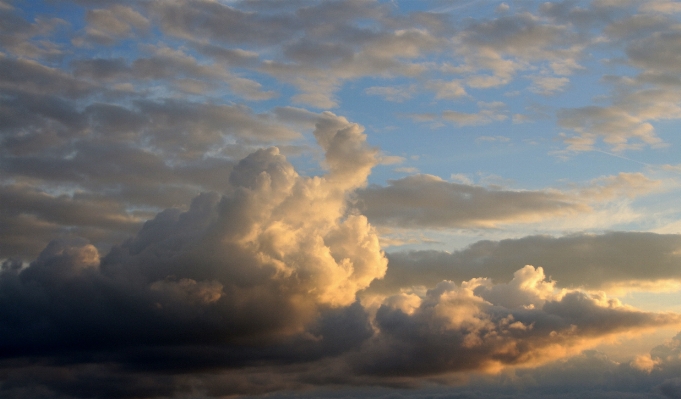 Horizon cloud sky sun Photo