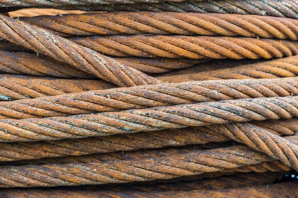 Rope wood texture cable Photo