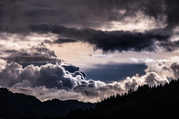 Landscape horizon mountain cloud Photo