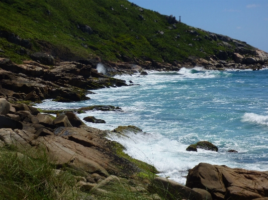 Beach sea coast rock Photo