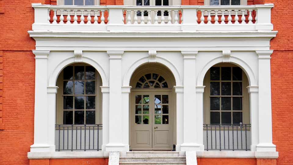 Die architektur antiquität fenster gebäude